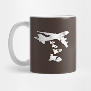 Funny Dropping the F Bomb Distressed Style Mug